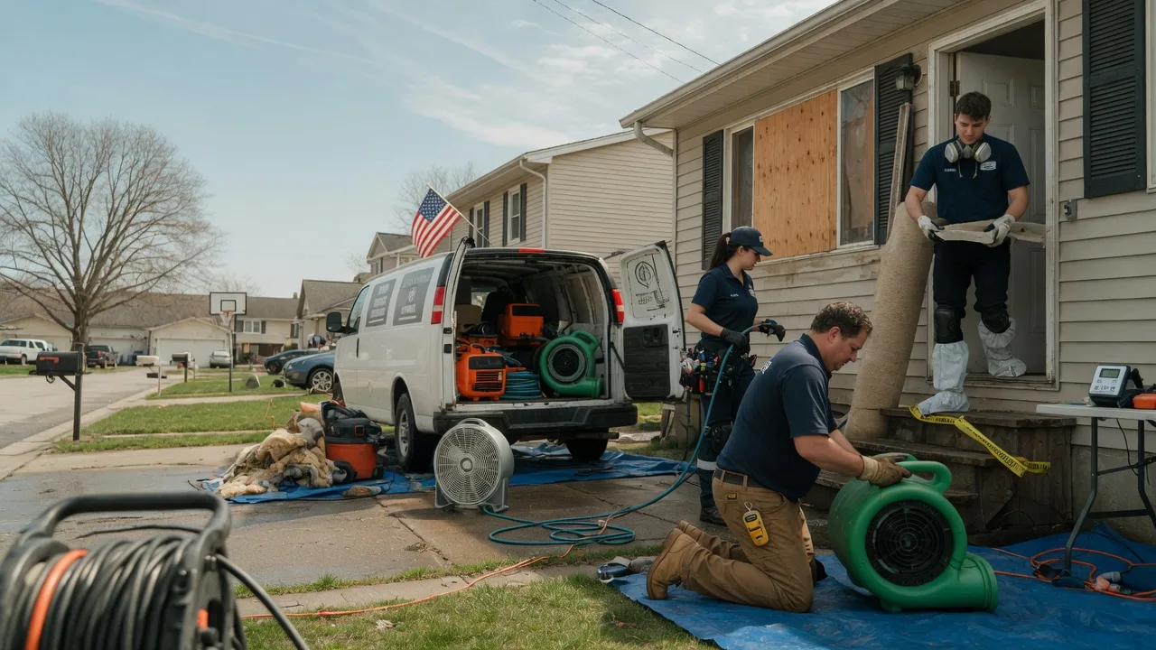 Water Damage Restoration in Grimes, IA near me